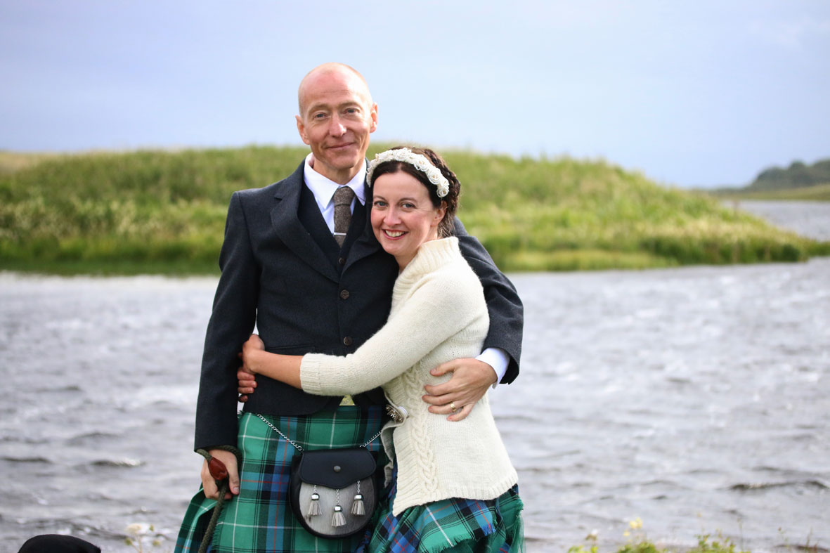 Our wedding at Finlaggan