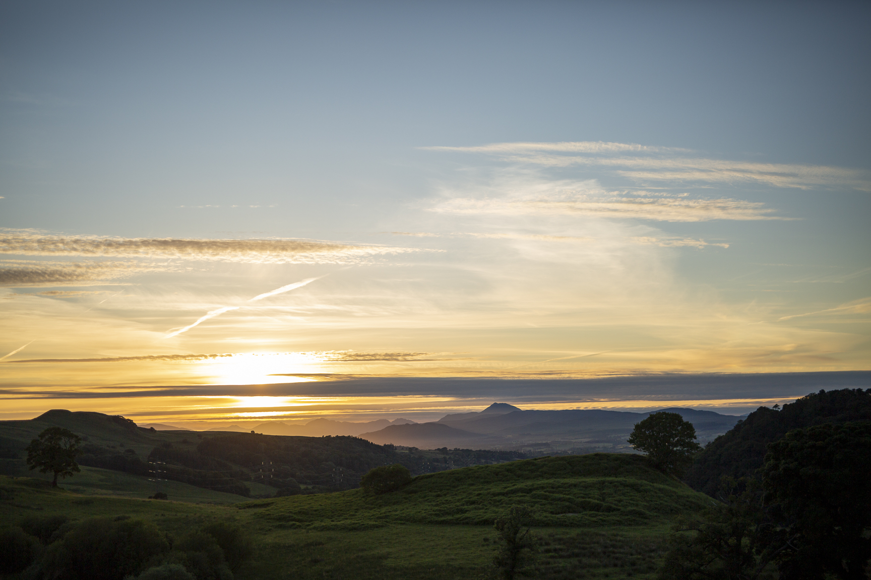 looking west towards ben lomond