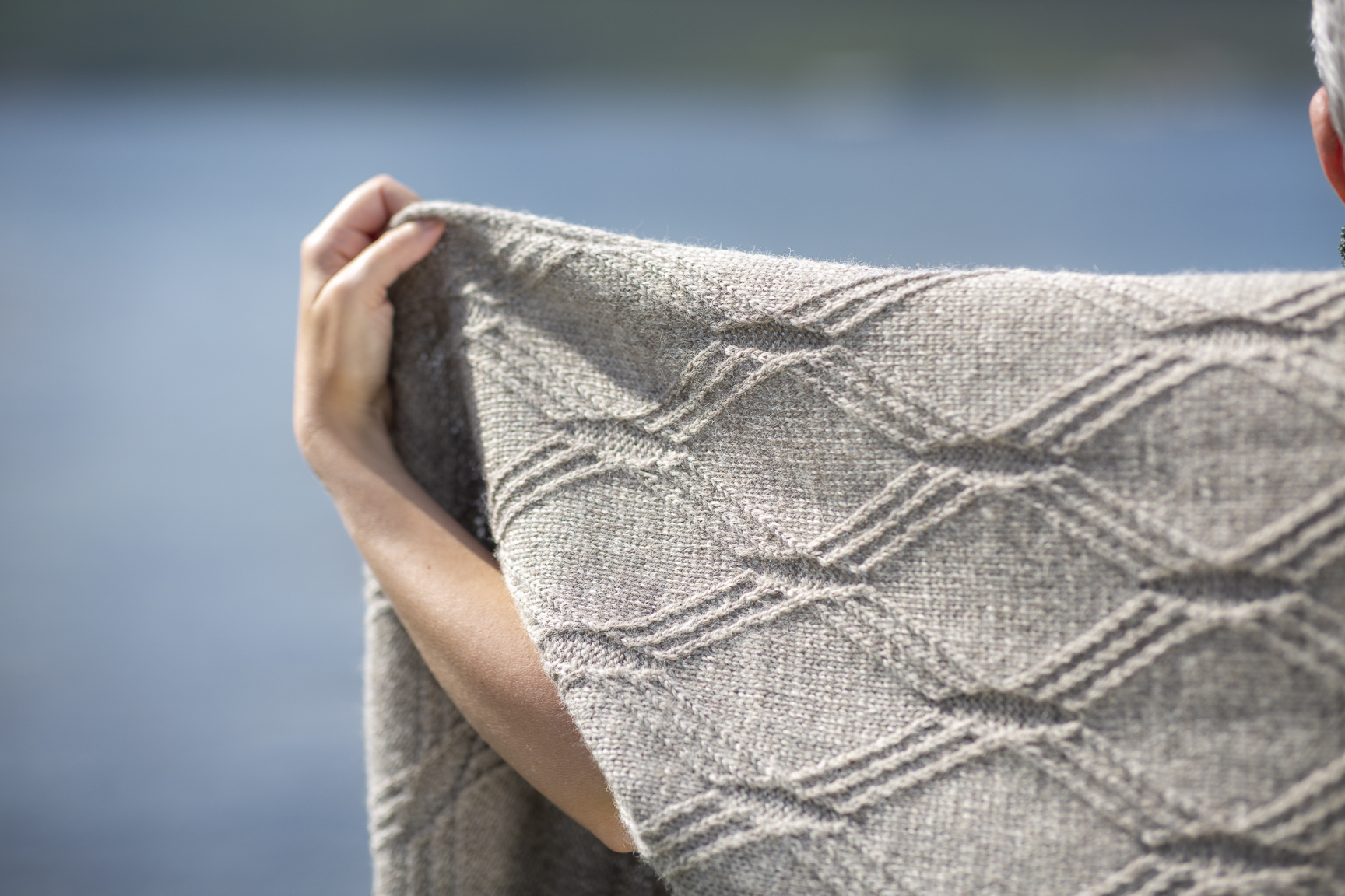 walking and knitting