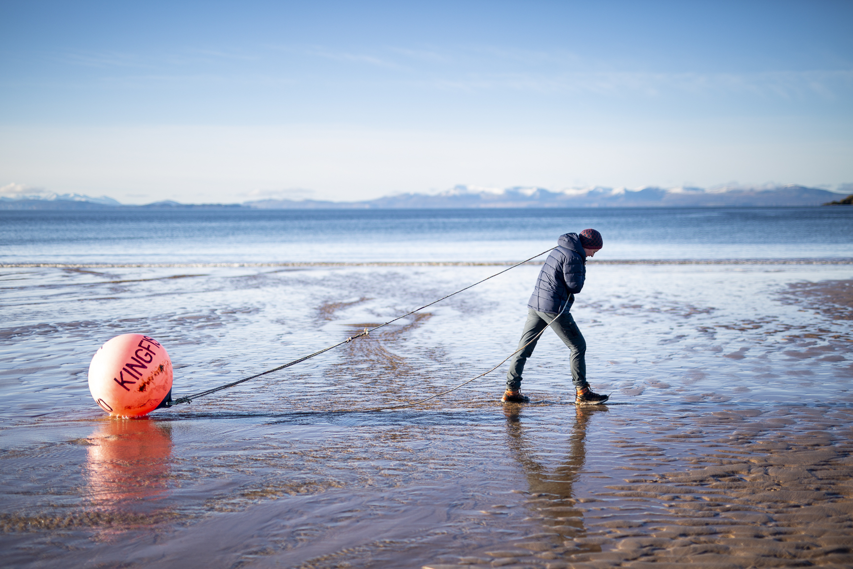Sisyphus on the beach